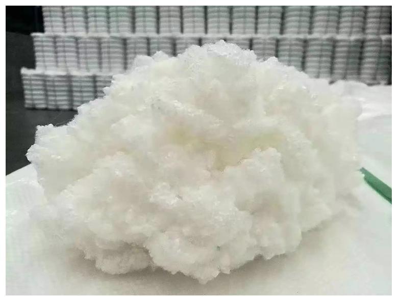 1.56dtex*38mm SD gentian ruji poliester kekuatan tinggi untuk berputar tulen