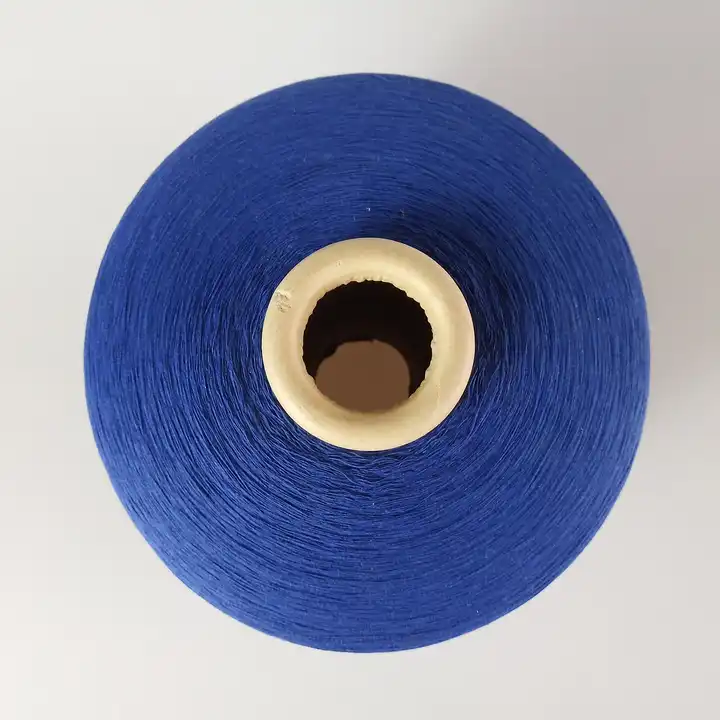 Hanyun Coloured 21S 100% Ring Spun Carded Cotton untuk mengait dan menganyam